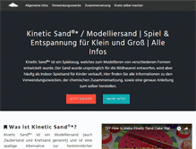 Tablet Screenshot of kinetischersand.com